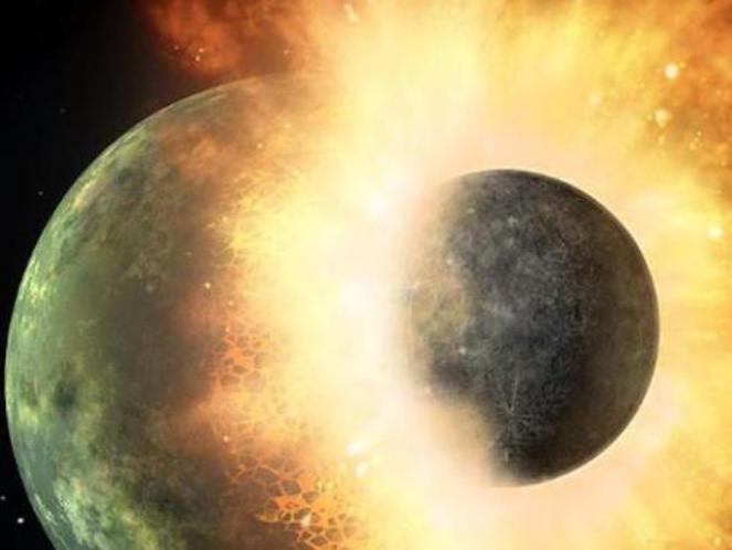 A Mars-Sized Planet Collided with Earth Billions of Years Ago