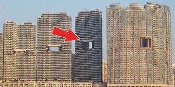 why high rise buildings in hong kong often have a hole in the middle 106939