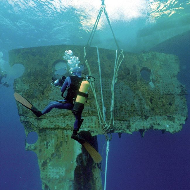 Titanic wreckage