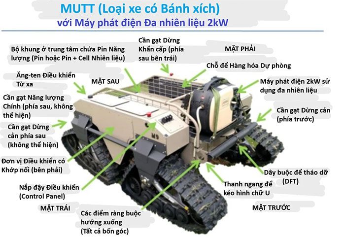 Structure of the tracked MUTT.