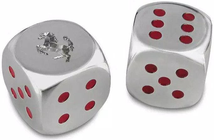 A pair of dice.