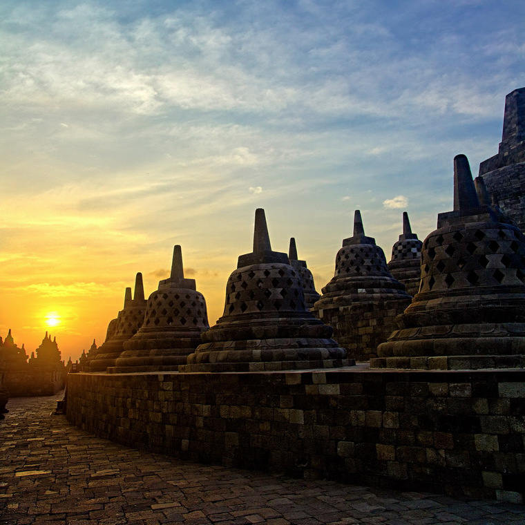 This may have been fortunate, as the ash covered Borobudur, helping to limit the destruction from time and human activity.