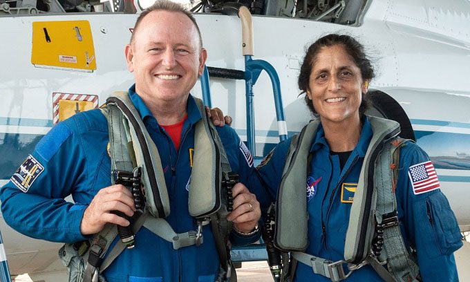 Astronauts Butch Wilmore and Suni Williams.