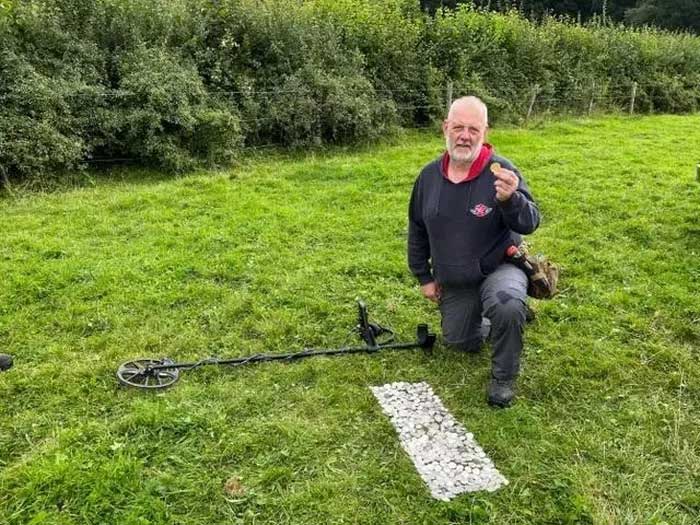 Dave Cliffton was stunned when he discovered the massive treasure.