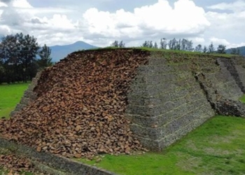 ancient pyramid collapsed after storm in mexico 136116