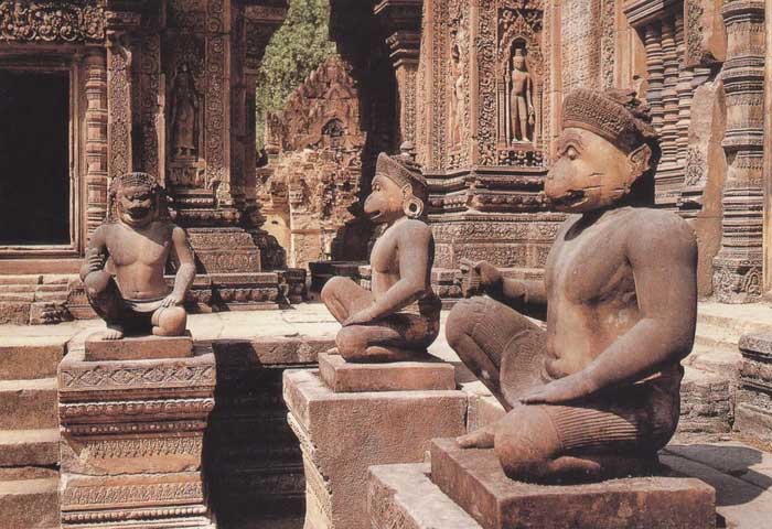 Angkor Wat is one of the largest religious monuments in the world