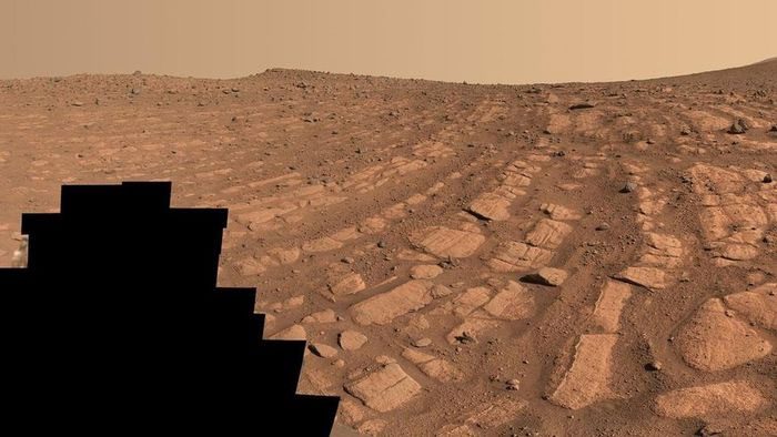 Image sent back to Earth by NASA's Perseverance rover.