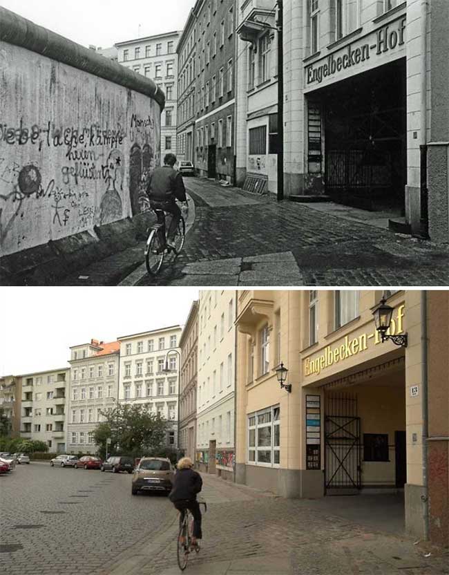 Berlin Kreuzberg, Germany in 1985 and 2018