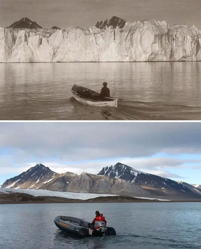 The Arctic 103 years ago - today