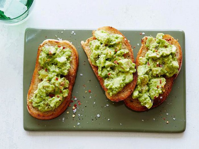 Toast and avocado