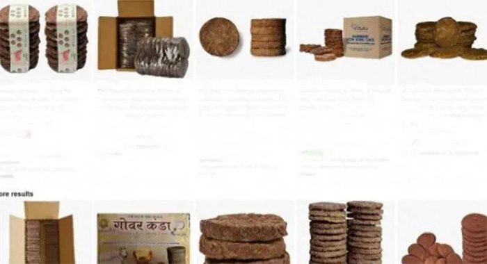 Cow dung cakes for sale online.