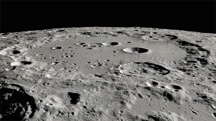 Evidence of water molecules found in lunar rocks.