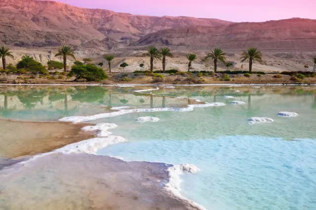 Serene scenery at the Dead Sea