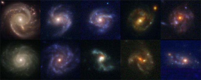 Spiral galaxies found in the early universe