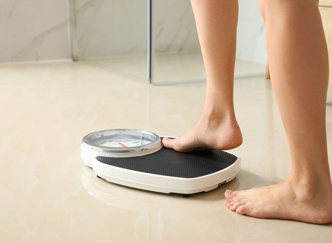 Drinking less water and being less active can lead to rapid weight gain.