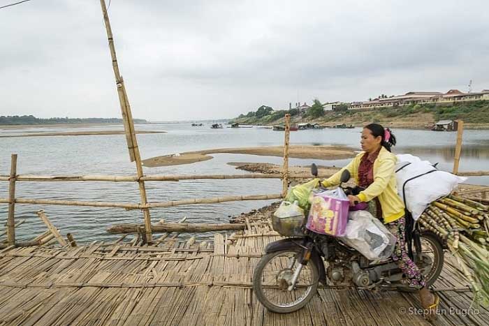 Local residents use this bridge daily for transportation and goods movement.