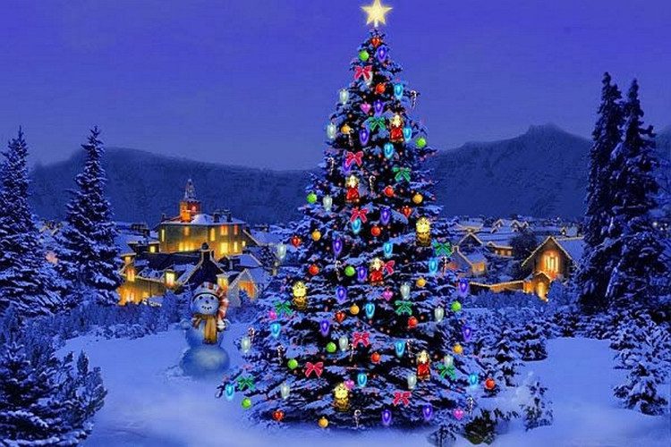 In Germany, the first Christmas tree was decorated with food, such as gingerbread and apples.