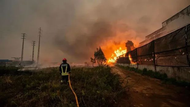 Wildfires are breaking out across Europe.