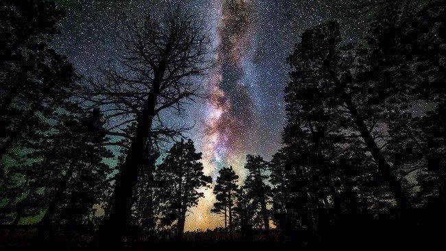 The Milky Way from Bryce Canyon National Park in Utah.