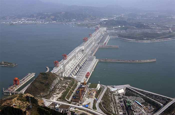 The Three Gorges Dam will become the second largest dam in the world if the Yarlung Zangbo Dam is completed.