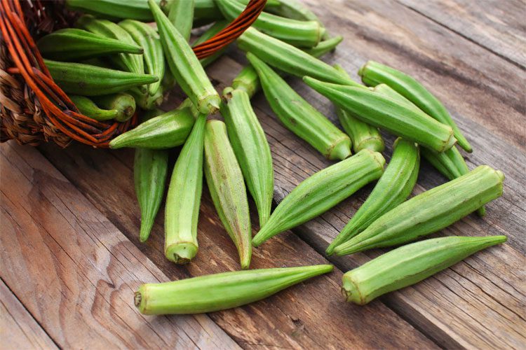 The slime in okra helps reduce bad cholesterol levels in the blood