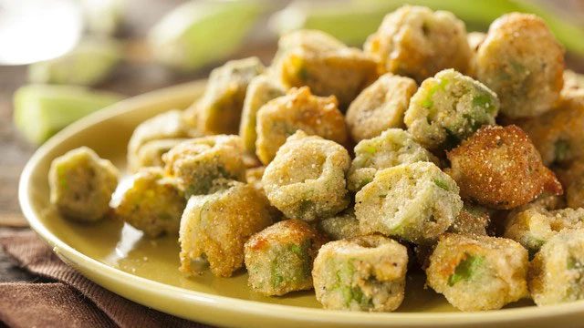 Fried okra