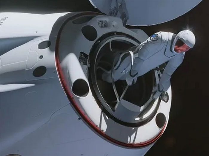 SpaceX plans a commercial flight with spacewalk activities.