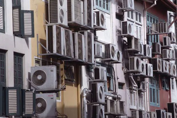 In Europe, you cannot install air conditioning everywhere you want.