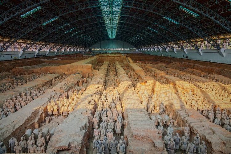 The Terracotta Army is closely tied to the glorious history of Emperor Qin Shi Huang.