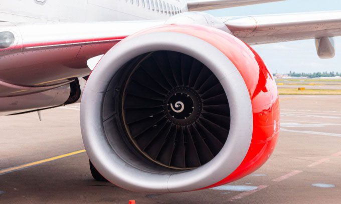 Aircraft engines are rigorously tested to withstand thunderstorms.