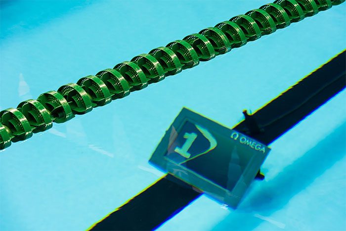 Swimming lap counter.