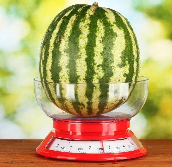 Choose a watermelon that is slightly larger.