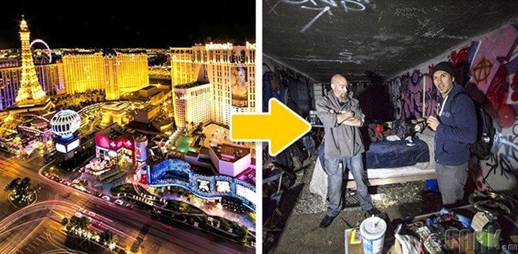 Beneath the bustling casinos lies a labyrinth of tunnels stretching over 320km.