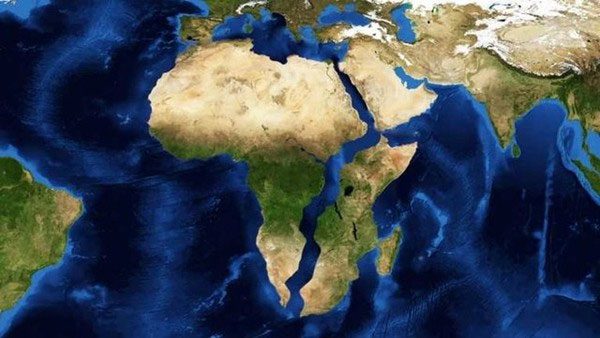 A part of Africa will separate and a new ocean is forming.