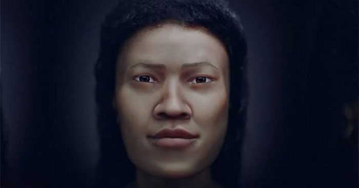 The research team used 3D technology to reconstruct the face of a woman from the Stone Age.