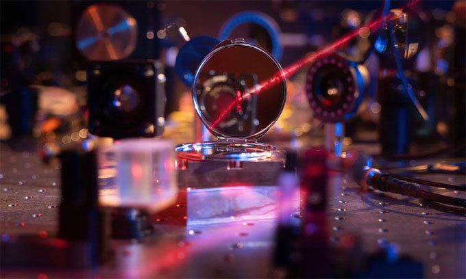 Scientists create the lightest mirror in the world made from a single layer of 200 atoms.