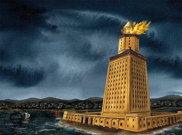 For the ancient Greeks, the Lighthouse of Alexandria symbolized the power of Alexander the Great and the Ptolemaic dynasty