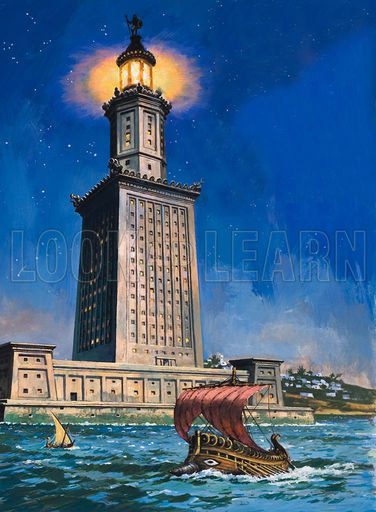 The Greek architect Sostratus of Cnidus designed the Lighthouse of Alexandria