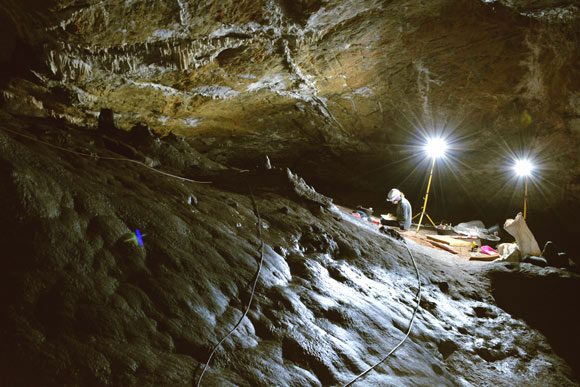 Researchers at Cueva de Ardales