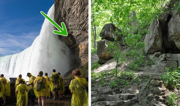 The strange cave containing evil spirits at Niagara Falls