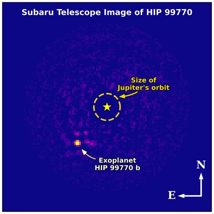 Stunning image of an exoplanet