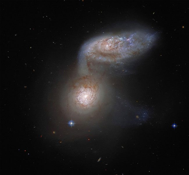 The Arp 91 galaxy merger system.