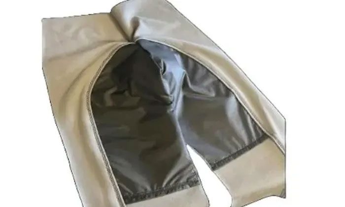 The system includes a molded silicone cup for urine collection, with a multi-layered undergarment inside