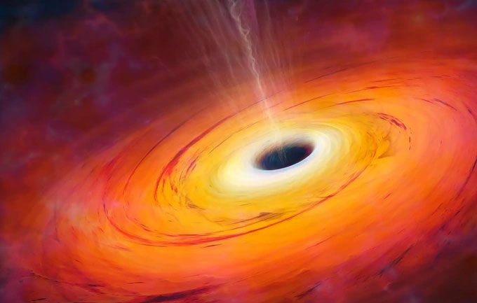 According to Stephen Hawking's theory, black holes evaporate.