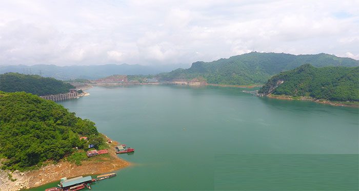 Hoa Binh Hydropower Reservoir