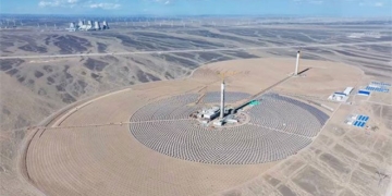 it may just be china raising unique technology to new heights with 30000 solar panels capable of following the sun 135623