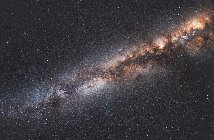 The distance between our Milky Way and our "neighbor" is 2.5 million light-years.