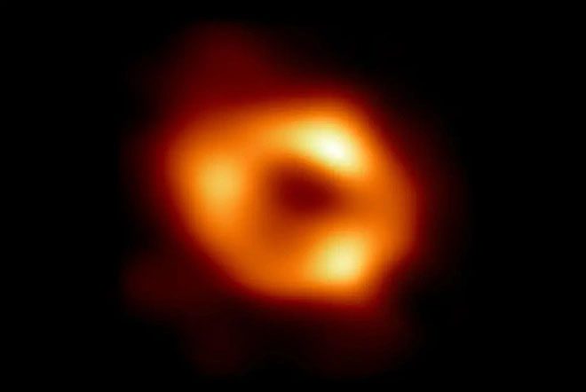 Image of the giant black hole Sagittarius A*.