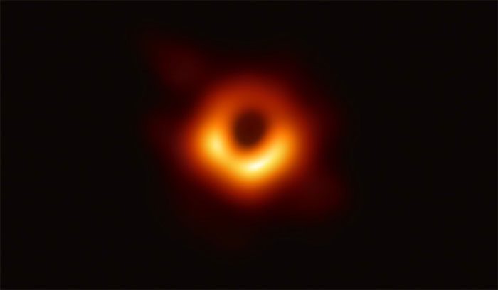 The first black hole image in human history