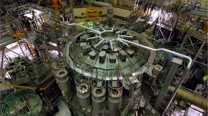 Inside the world's largest nuclear fusion reactor in Japan